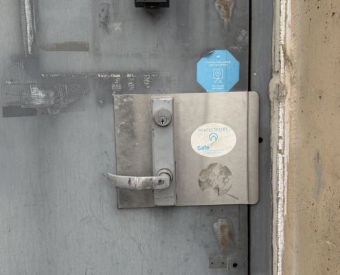 dispensary multipoint lock installation