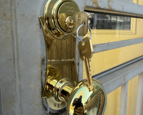 Marks lock installation metal security doors